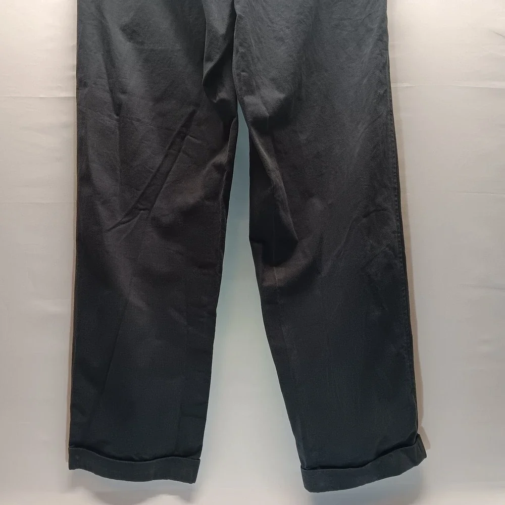 Banana Republic Emerson Chino Pant Men's 33x30 Grey Cuffed Business Casual GUC